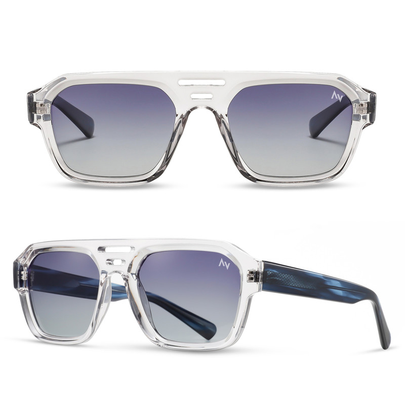 عینک آفتابی خلبانی (Aviator) آلبرت وگ مدل S31120-C2 Acetate Avantgarde Visionary