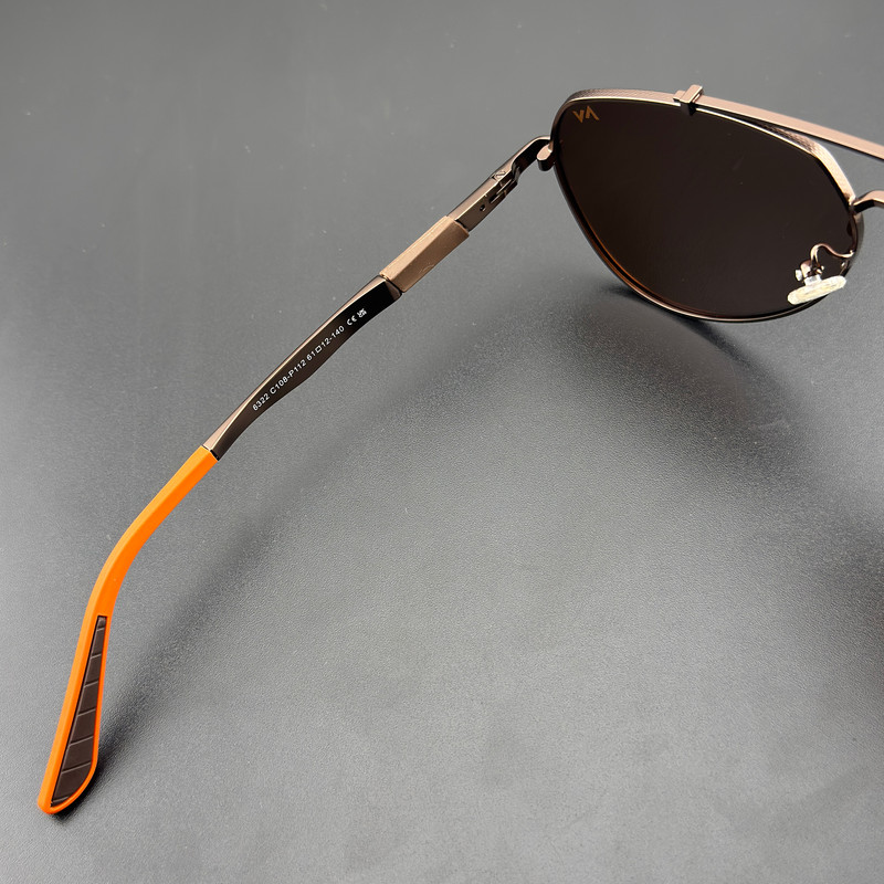 عینک آفتابی خلبانی مردانه آلبرت وگ مدل 6322C108P112 Polarized Avantgarde Visionary