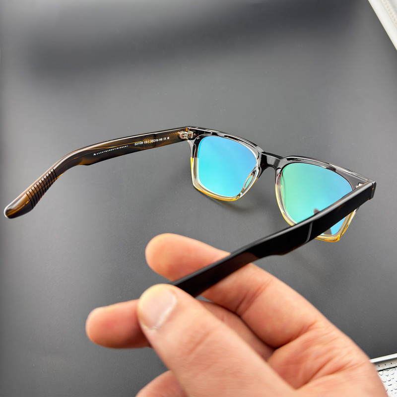 عینک محافظ چشم آلبرت وگ مدل S31109C3-1 Acetate Blue Control