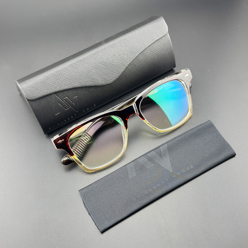 عینک محافظ چشم آلبرت وگ مدل S31109C3-1 Acetate Blue Control