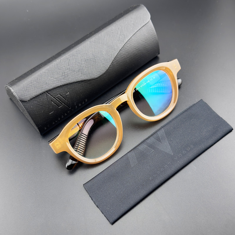 عینک محافظ چشم آلبرت وگ مدل S31107C3-1 Acetate Blue Control