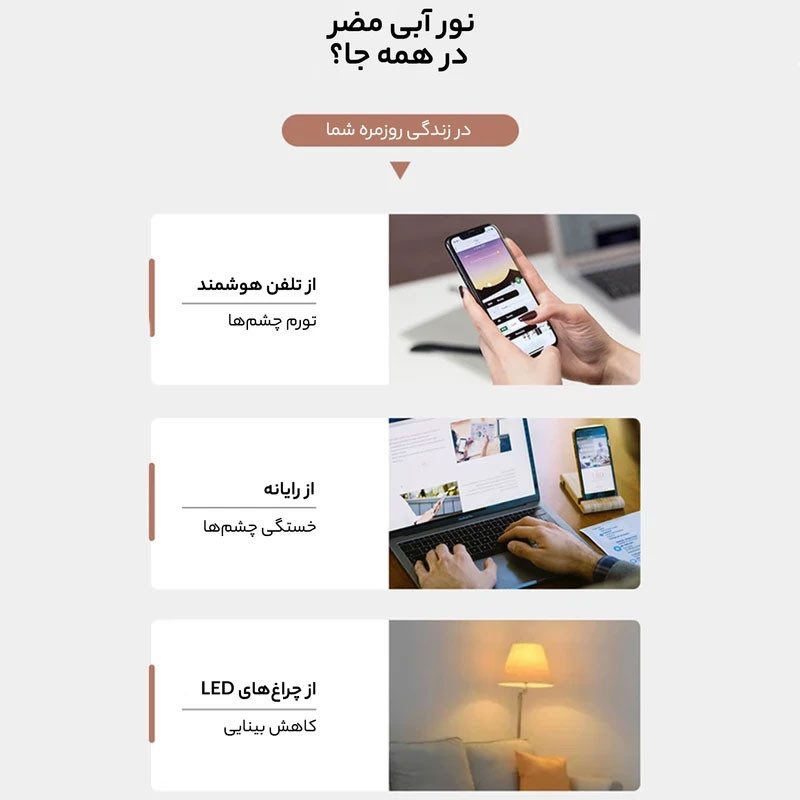 عینک محافظ چشم مدل TR31-Anti Blue Control