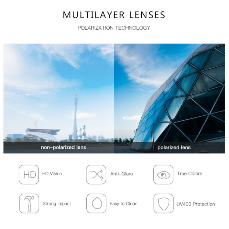 عینک آفتابی مستطیلی مورل مدل 78082C4POLARIZED