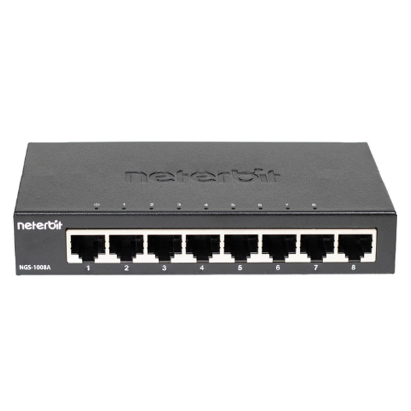 سوییچ هشت پورت نتربیت مدل NGS-1008A