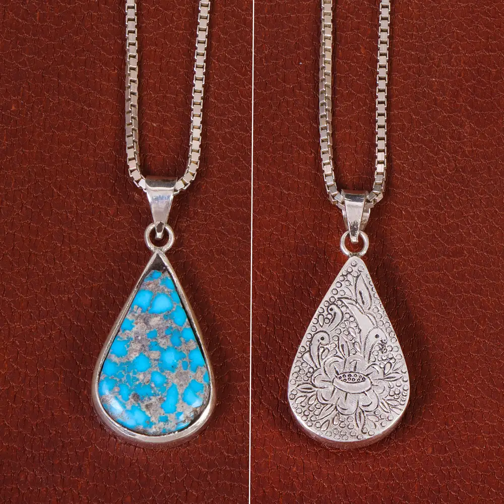 گردنبند فیروزه اسپرت کد 31381