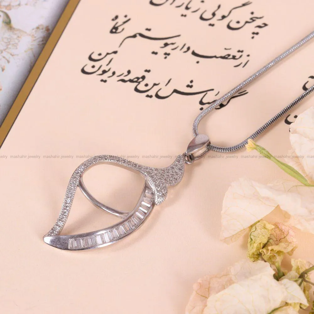 گردنبند نقره زنانه کد 2458