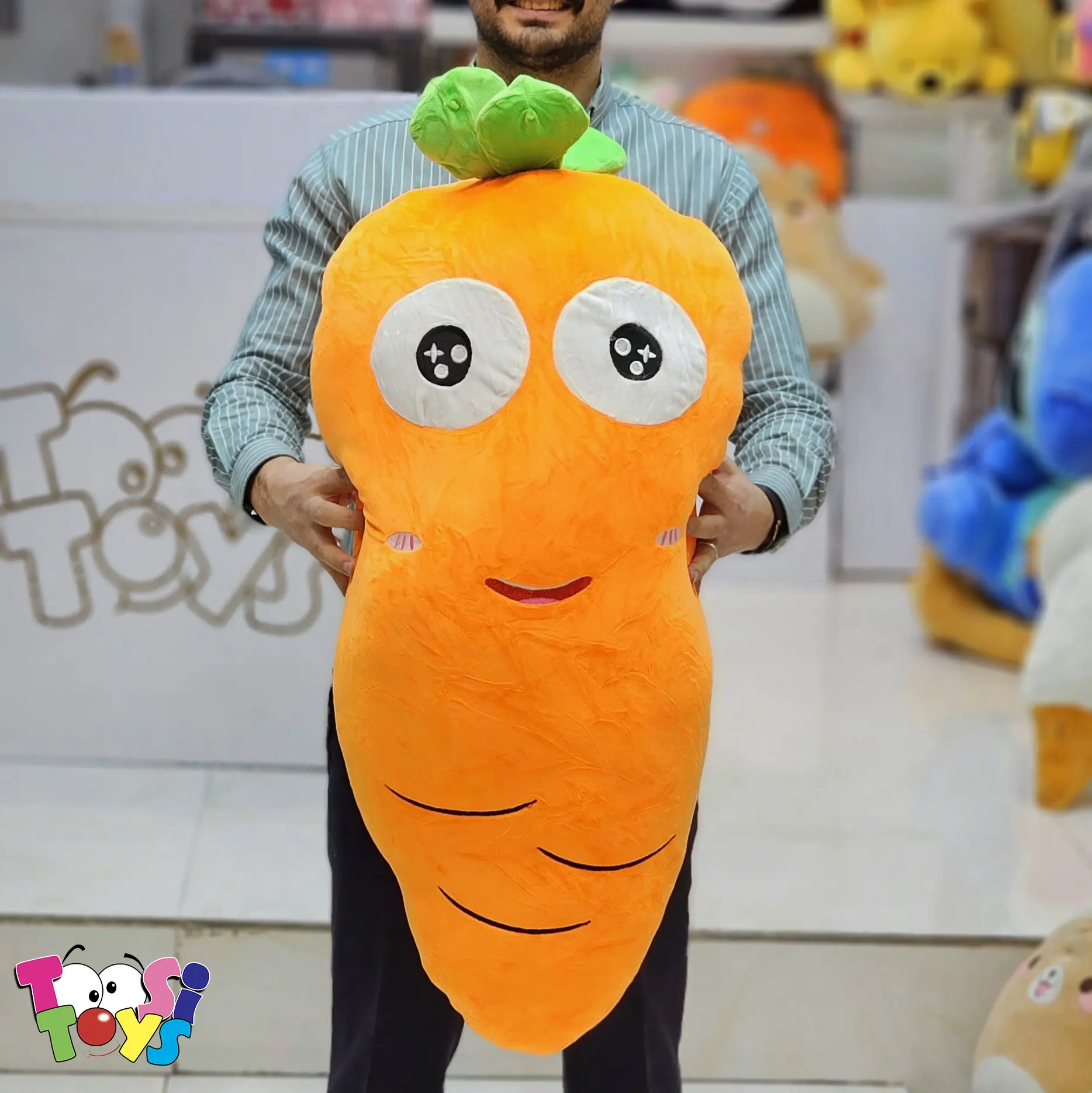 عروسک هویج بالشتی